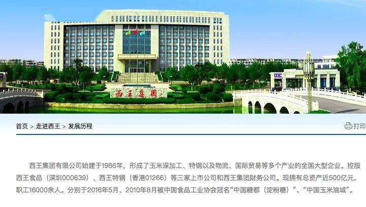 (来自西王集团官网) 天眼查信息显示,山东创新金属科技股份有限公司于