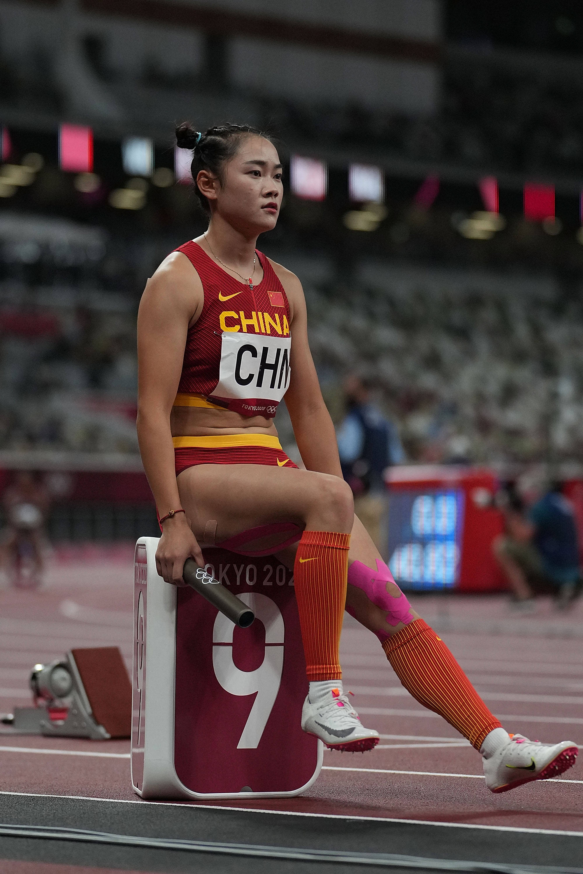 田径—中国队出战女子4x100米接力决赛