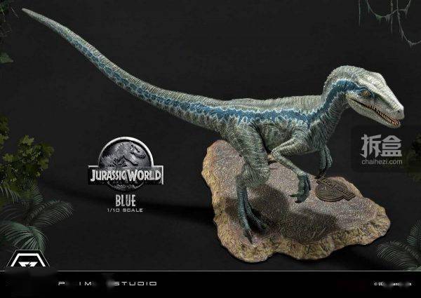 prime1studio新品110侏罗纪世界blue蓝布鲁pcfjw03