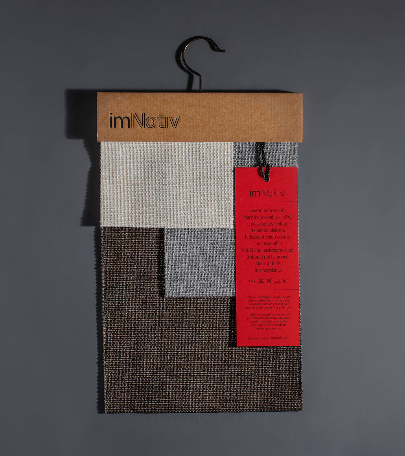 传播|平面设计 | imNativ 意大利可持续面料品牌形象设计
