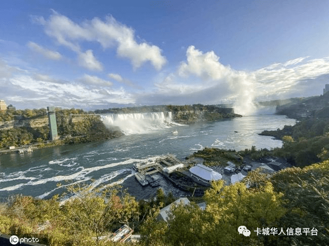 加拿大尼亚加拉大瀑布 汹涌澎湃