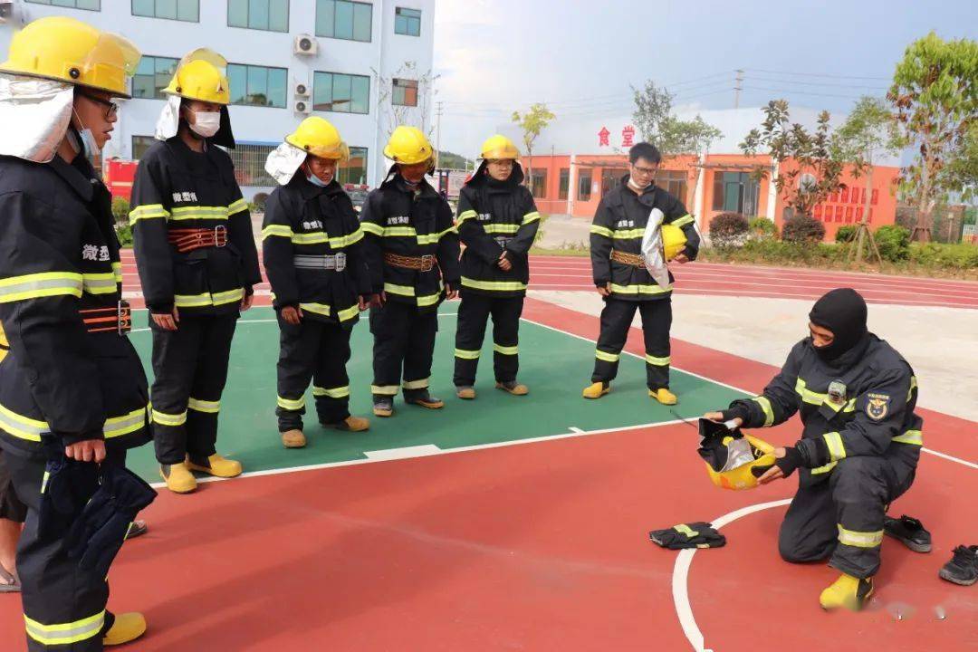 强技能 护进博|宾阳消防救援大队组织微型消防站人员开展业务技能培训