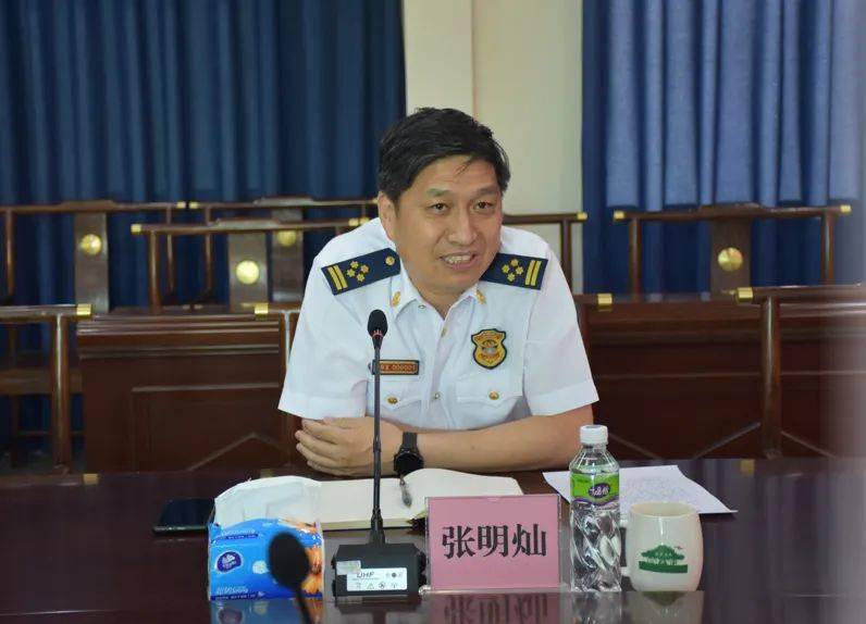广东省消防救援总队张明灿总队长到江门市调研指导工作