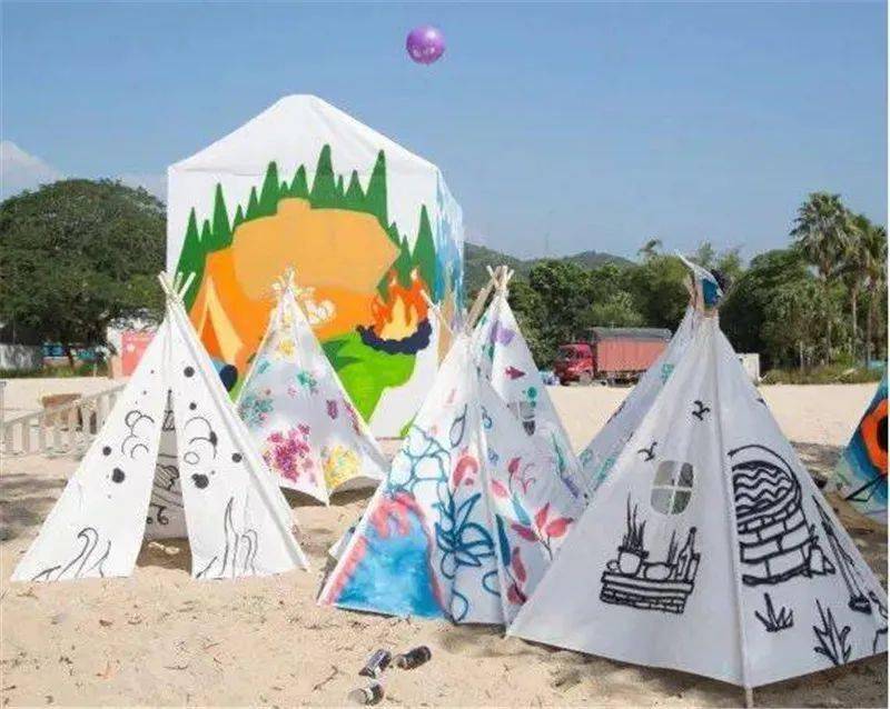 【活动】彩绘帐篷享受周末自然"野"趣!七星区漓东新城邀您