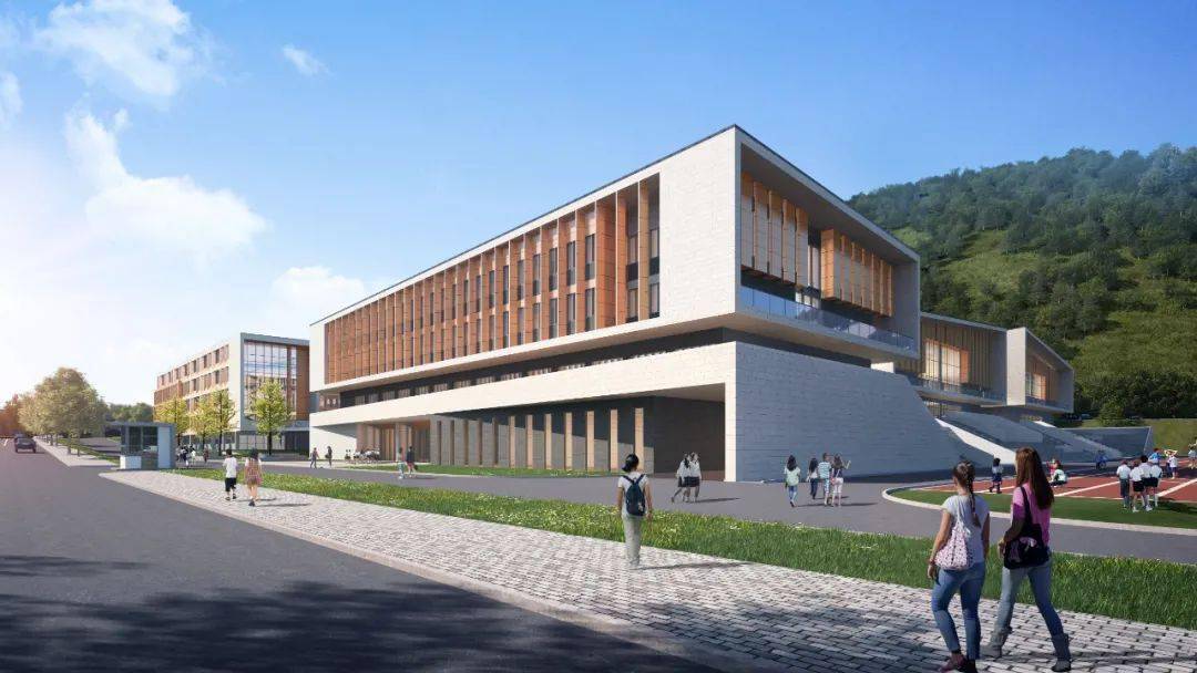 今天,西宁开建一所新学校_南川