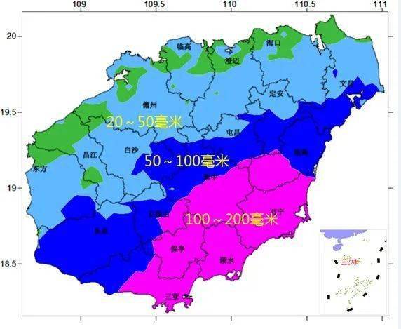 台风"康森"将从海南岛以南海面经过,未来三天这些地方