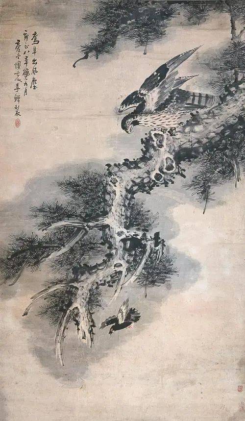 盛世画仙——李鱓,其画花叶滋润,墨彩欲滴,清新动人