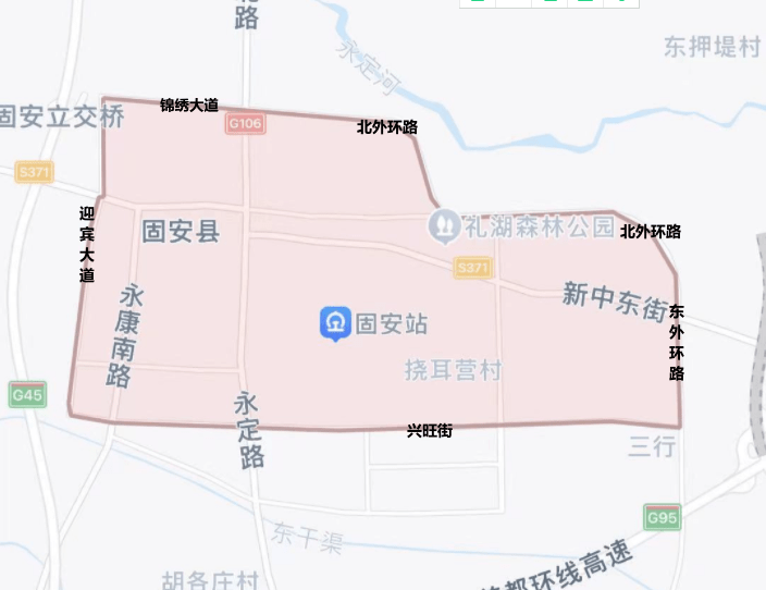 刚刚发布文安大城霸州等县市最新限行区域图