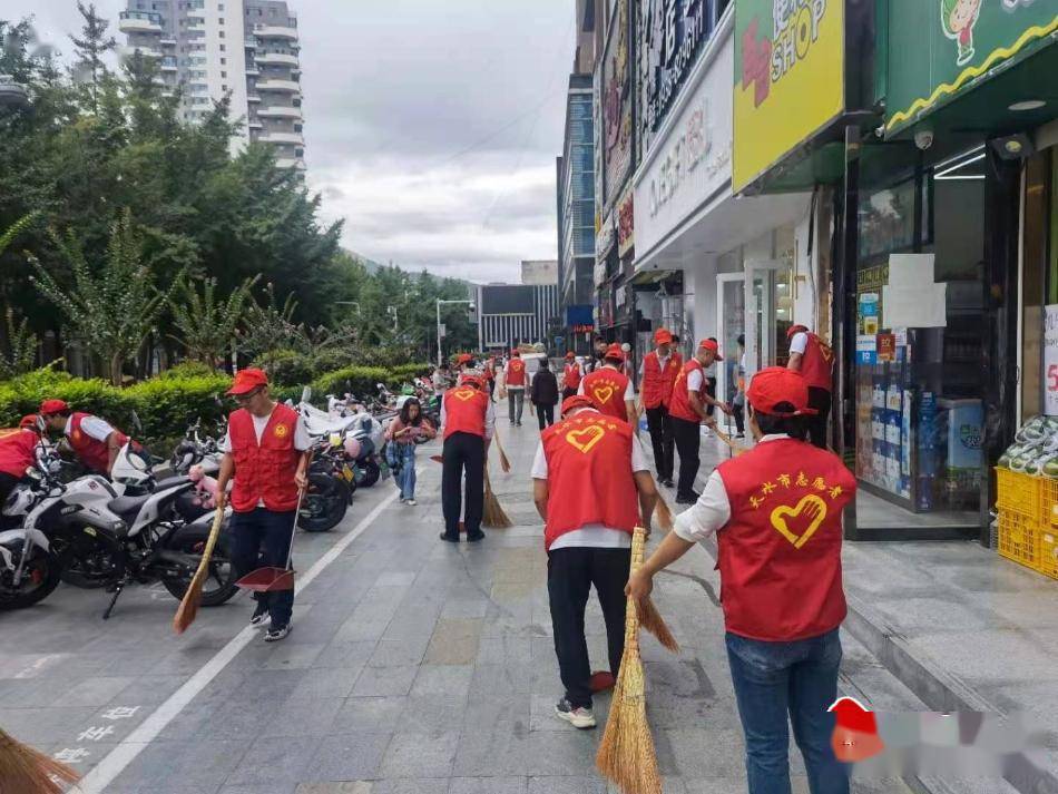 天水市委组织部常态化开展创城"包街"志愿服务活动