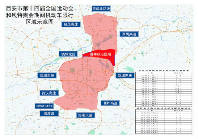 陕d车主注意啦!对十四运期间西安限行政策有疑问?交警