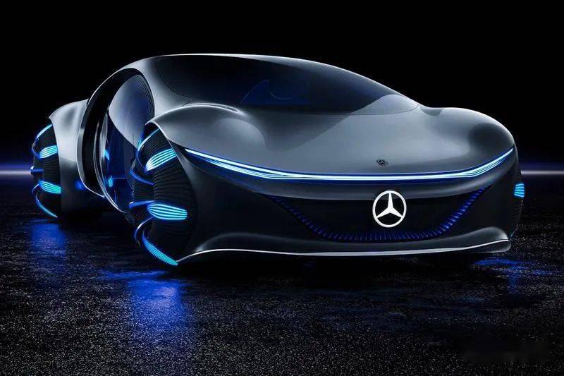 与科技更贴近mercedesbenz电能概念车visionavtr将搭载脑机介面技术