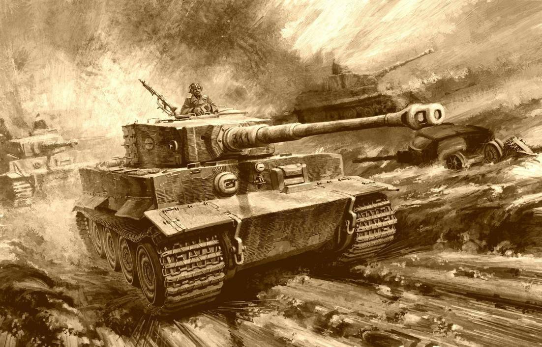 德国虎式坦克到底有多嚣张2辆虎式大胜一个苏军坦克集群