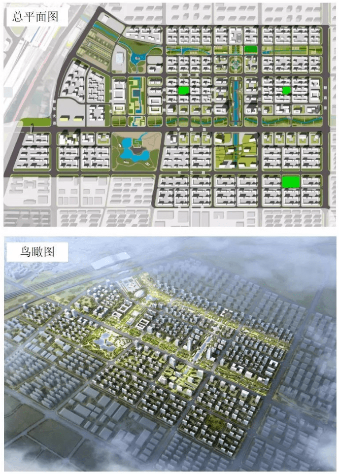 新乡市商务中心区城市设计规划范围在京港澳高速以东,横跨平原路两侧