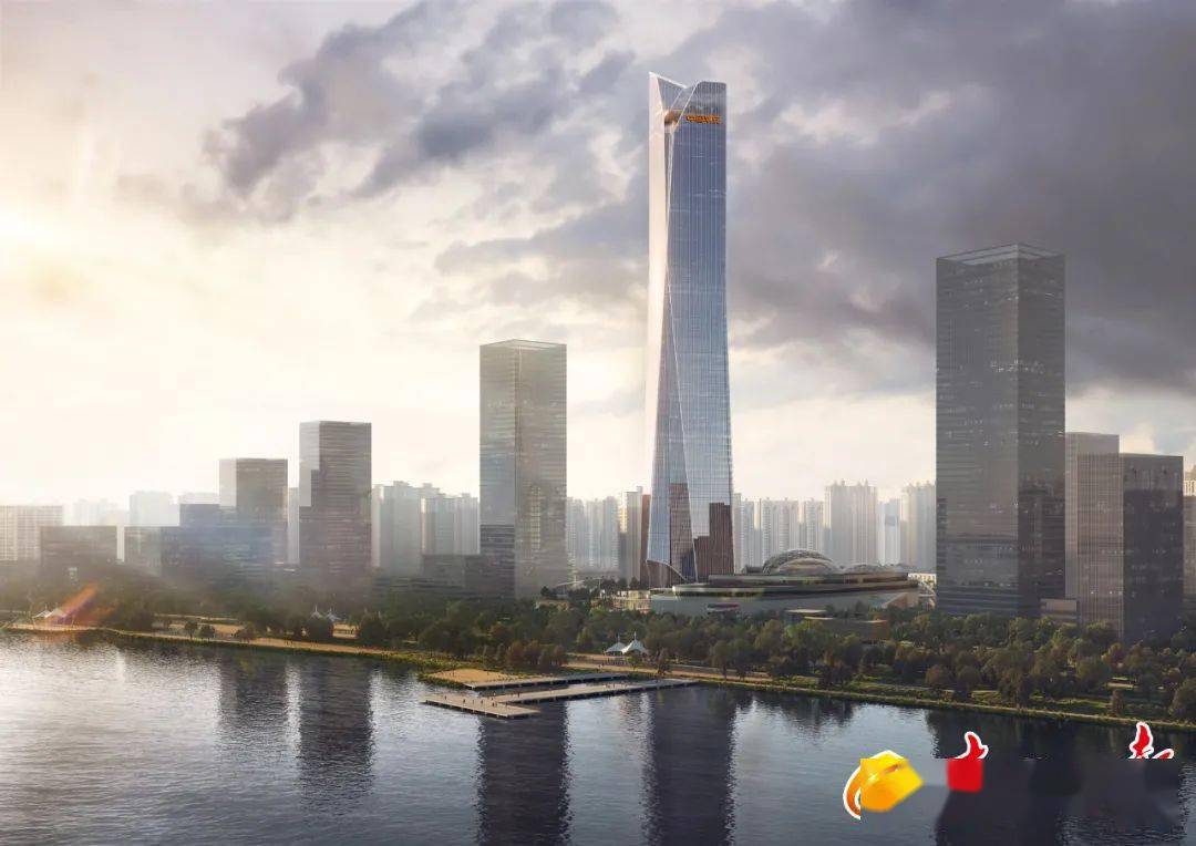 (南昌平安金融中心效果图)