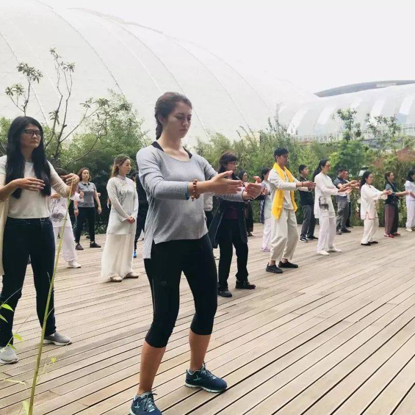 孙俪开始练太极称相见恨晚太极这么好你练了吗 运动