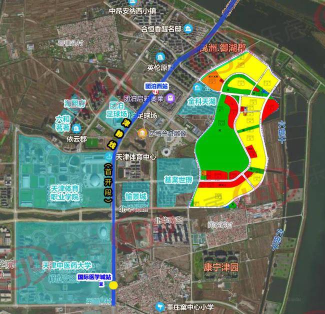 团泊西区又迎板块革新150公顷新控规静海湾来了