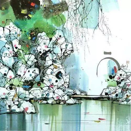 吴冠中笔墨下的春天