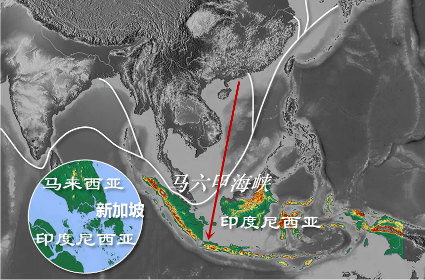 地图看世界;印度尼西亚人口众多,地大物博,乃是准世界