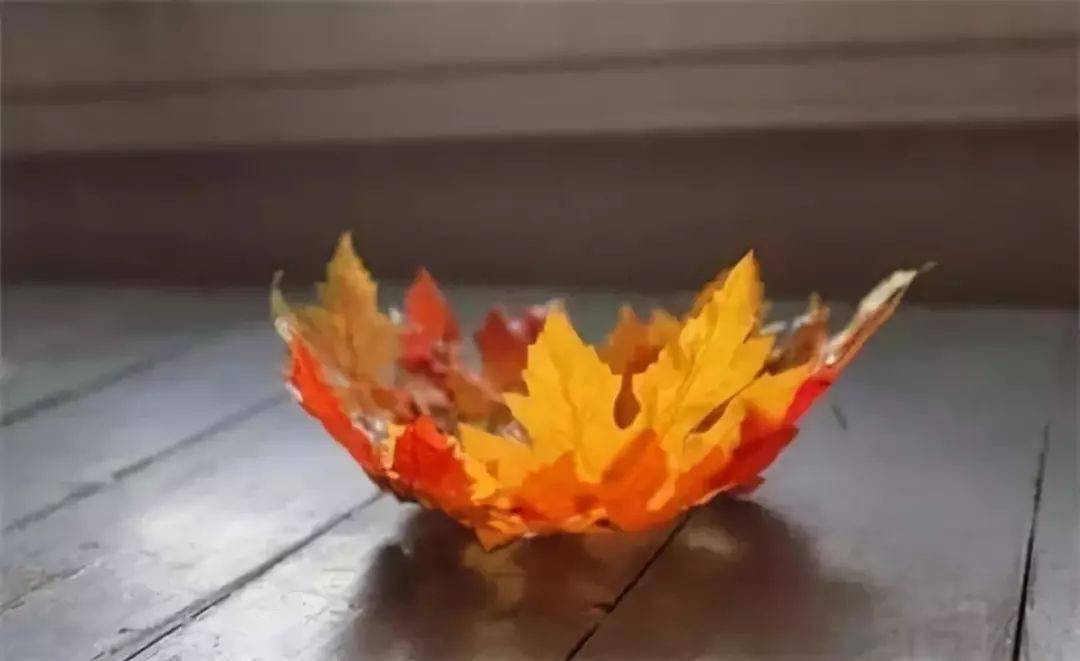 折起来一直重复这个动作美丽的花花就成啦树叶的各种手工玩法方法一