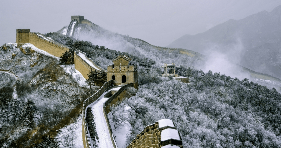 八达岭长城雪景