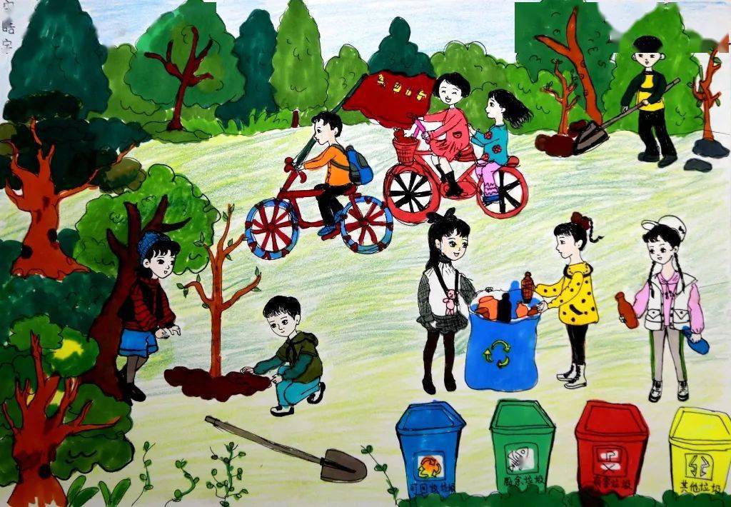 环保绘画大赛作品火热征集中