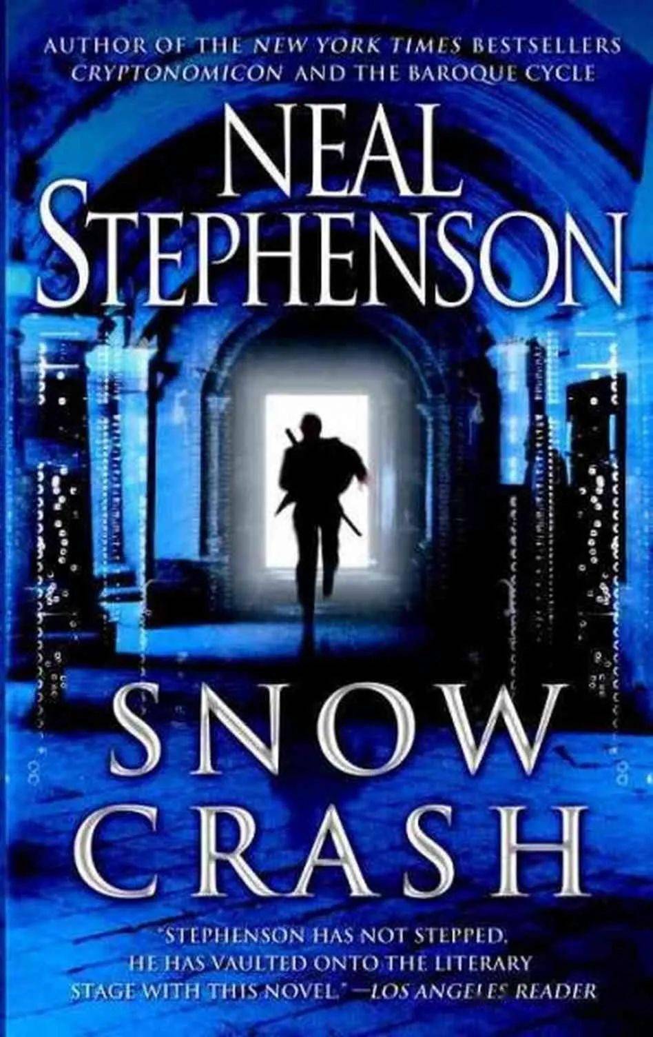 《雪崩(snow crash)》众多封面中最具代表性的一个