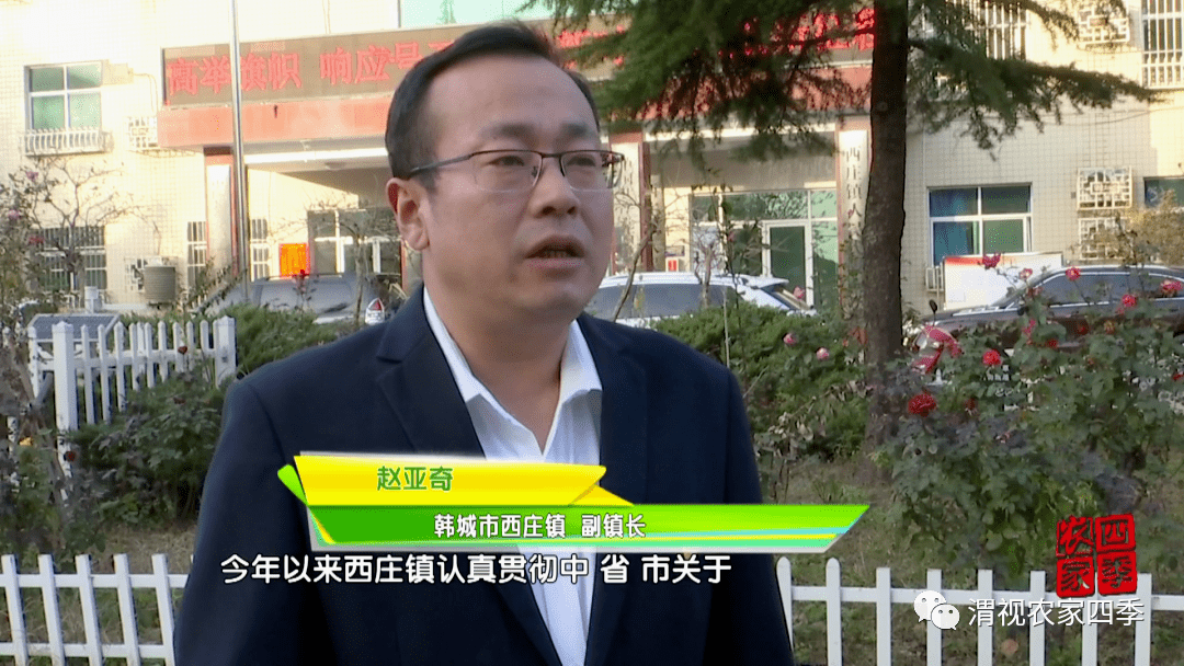 韩城市西庄镇 副镇长 赵亚奇:今年以来,西庄镇认真贯彻落实中,省,市