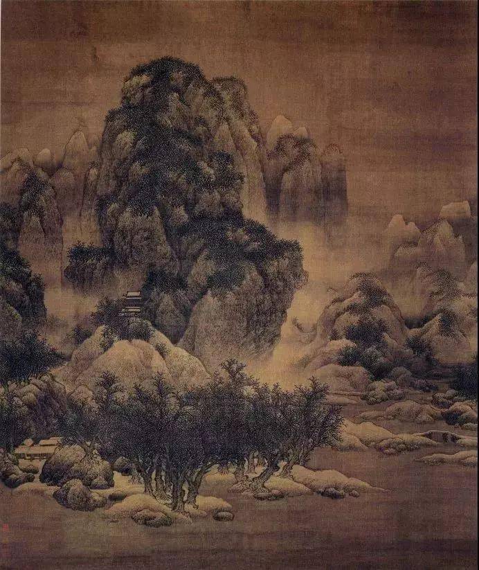 一文穿越中国山水画千年发展史_范宽_王维为_时期