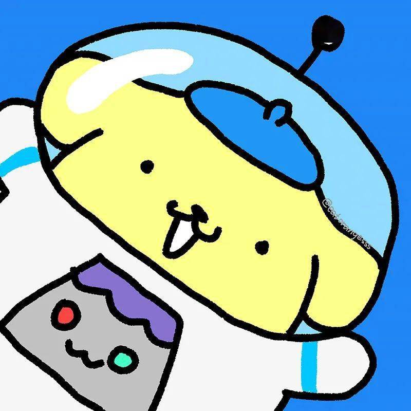 软萌可爱的布丁狗头像!