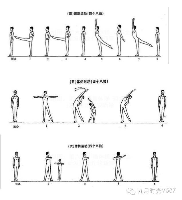 广播体操70岁了!你学的是哪一套?(图解)_运动_教学