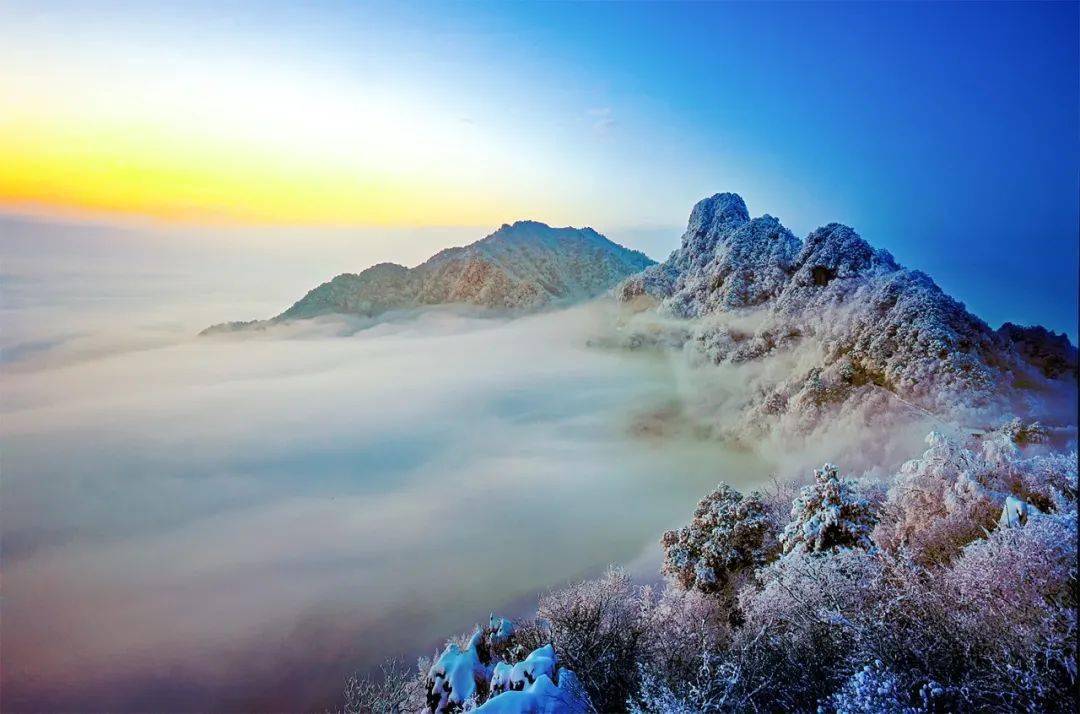 绝美仙境,雾凇奇观,这些雪景南宫山都能看见_安康