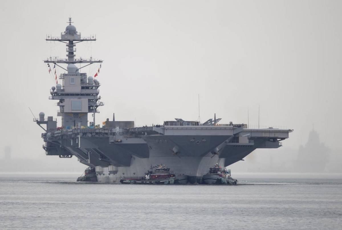 这些部件来自未来的美国航空母舰约翰·f·肯尼迪号(cvn-79,这是福特