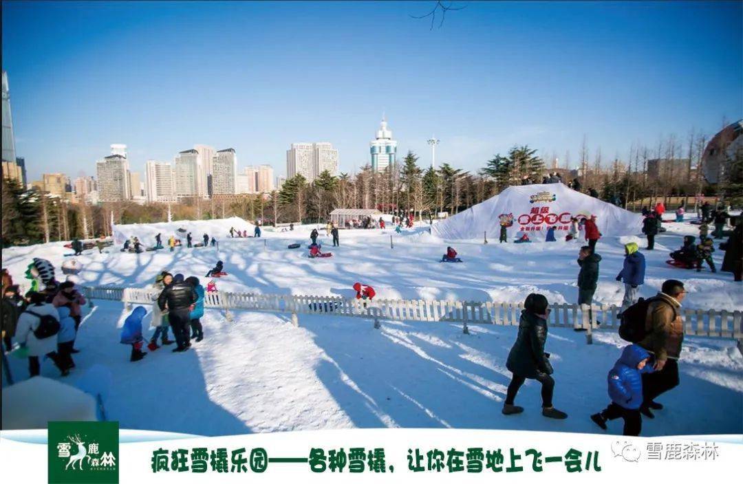 雪鹿森林~劳动公园冰雪王国全新升级_雪地_滑雪场_游戏