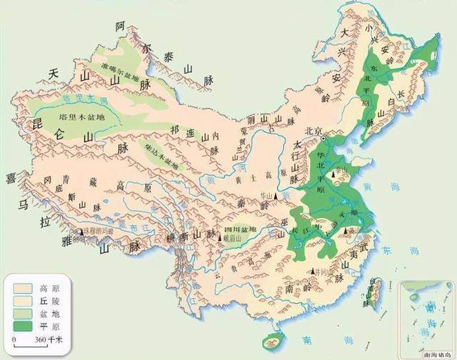 高中地理每日讲1题平原丘陵高原的区分风向的判断