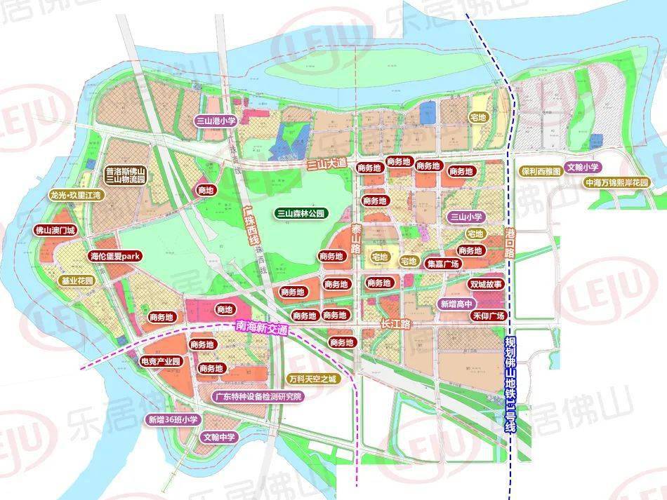 超全2021佛山超40份片区规划图调整成常态买房必看