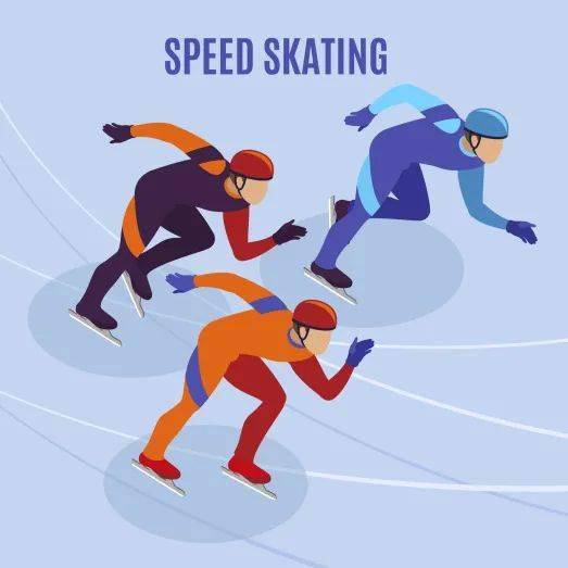 三目了然:速度滑冰vs短道速滑比赛时,速度滑冰运动员只能在赛道交换