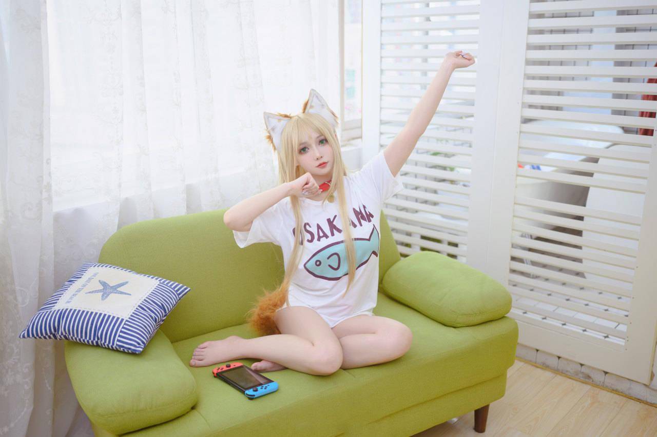 黄豆粉猫娘cosplay