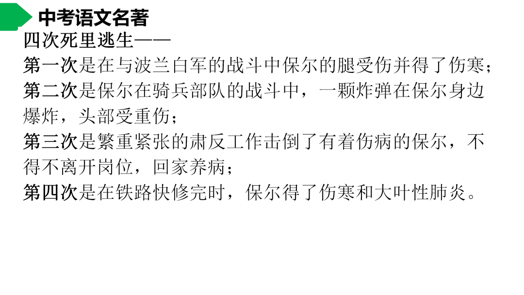 初中语文八下钢铁是怎样炼成的名著导读思维导图考点合集寒假预习必收