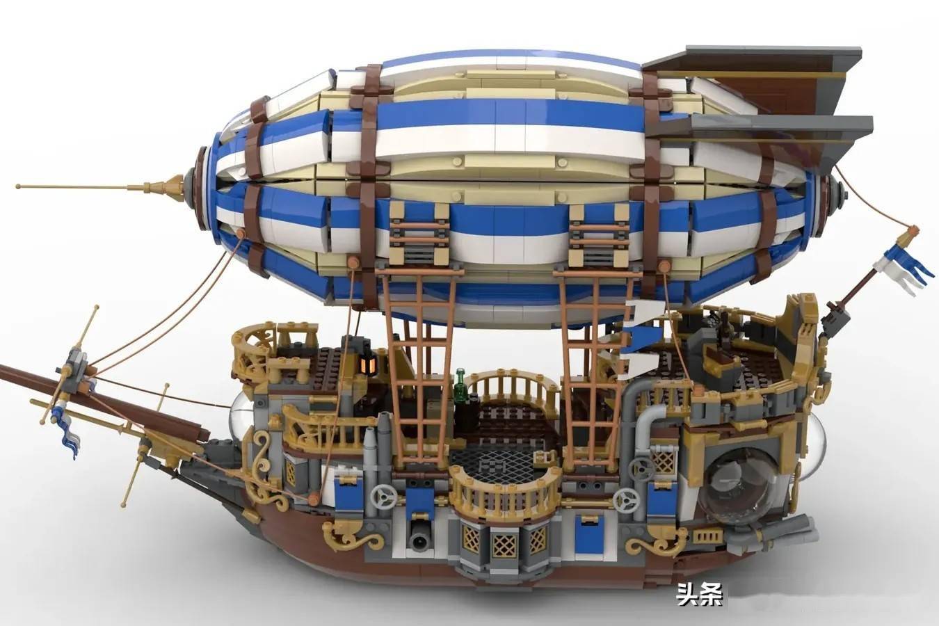 落选作品再次参赛这艘乐高蒸汽朋克飞艇能否一飞冲天