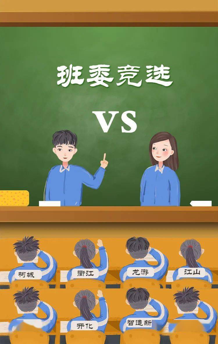 兴衢班开班喽首任班委竞选仪式正式开启