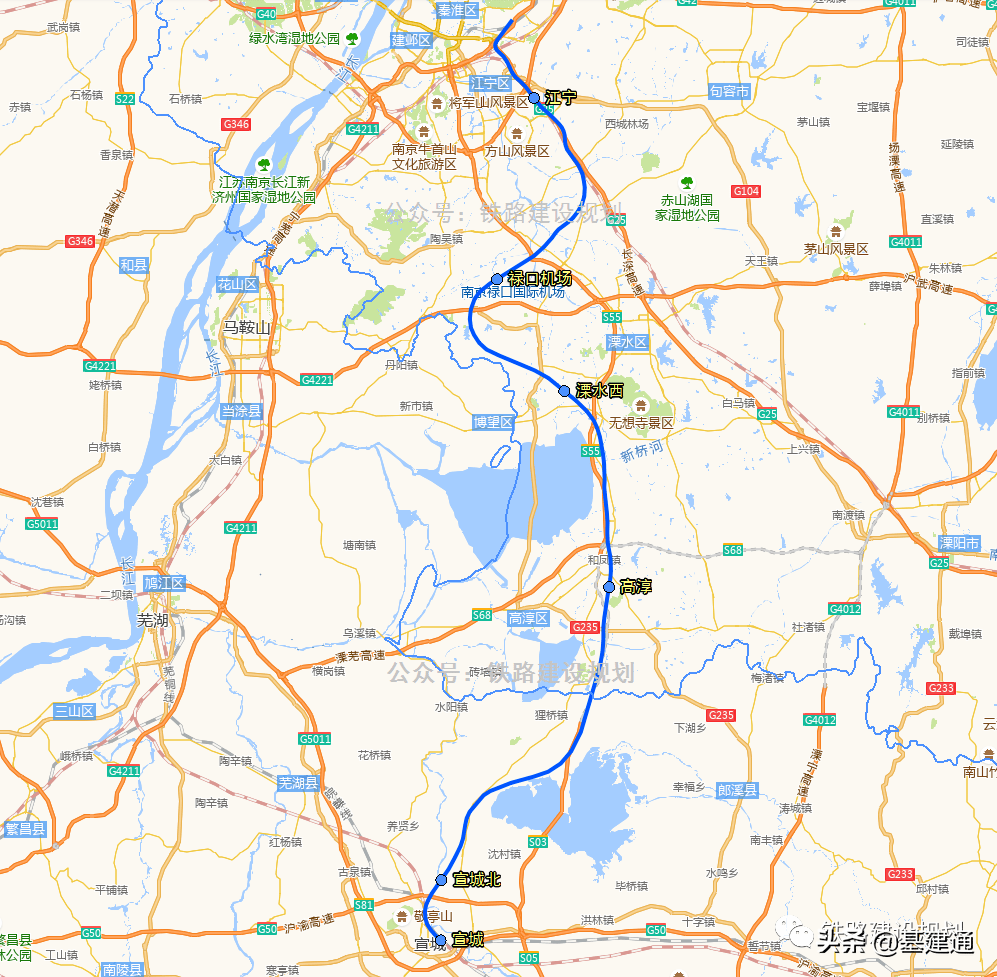 铜陵南至江北港铁路及南环线铁路工程实施地点:安徽省铜陵市境内工程