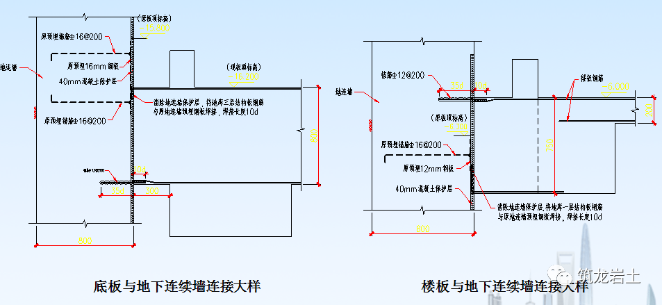 地下连续墙施工工艺与两墙合一的构造措施这么详细的讲解不多见了