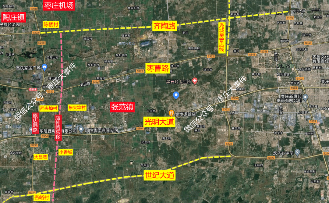 枣庄主城区即将成形店韩路高架东移齐陶路线路图详解来了