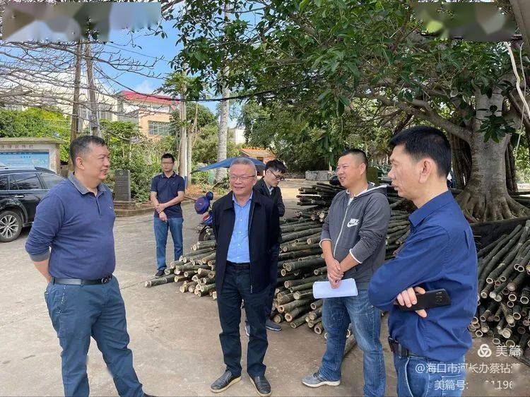 海口市人大常委会副主任市级河长市级湾长陈全能前往