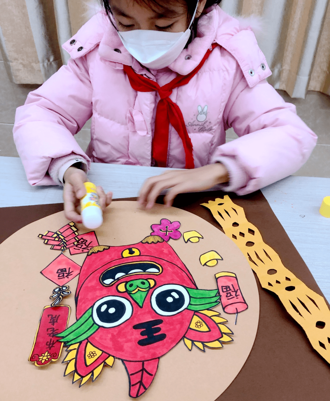 虎年画虎黄广小学让孩子在民间传统艺术中提升民族文化认同感