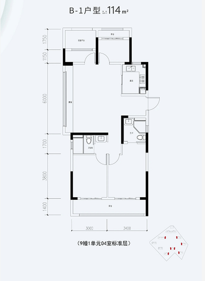 古墩彩虹轩,钱塘云庄,彩虹天空之城,山澜桂语轩……选房指南_户型