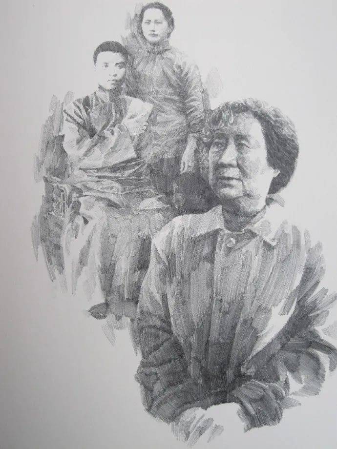 鲁迅美术学院教授,李晨插图素描作品(上)_连环画_中国_营口市