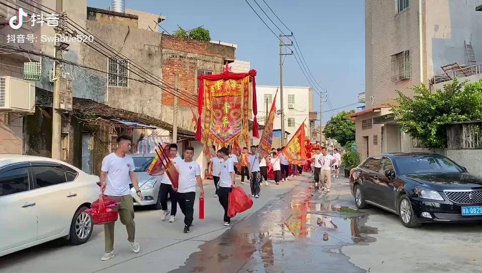 海陆丰虎狮海丰公平青年醒狮队广东汕尾海丰民俗文化观音诞辰