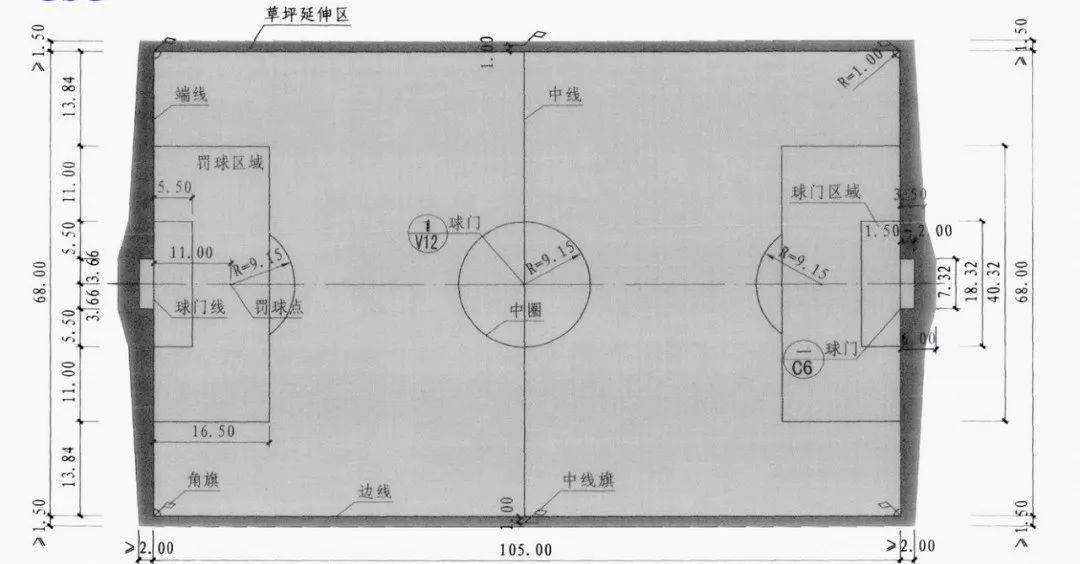 各球类体育场地规格尺寸汇总建议收藏67