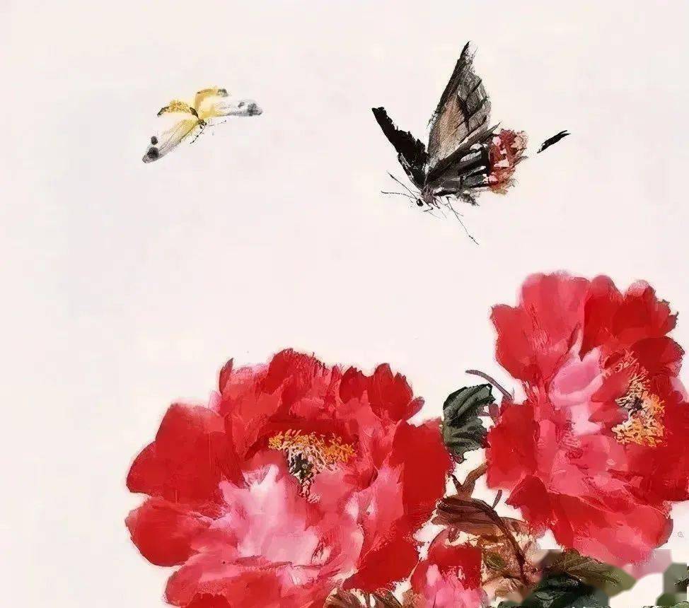 工笔花蝴蝶35图,美成了百花仙子!_国画_滕派蝶_王雪涛